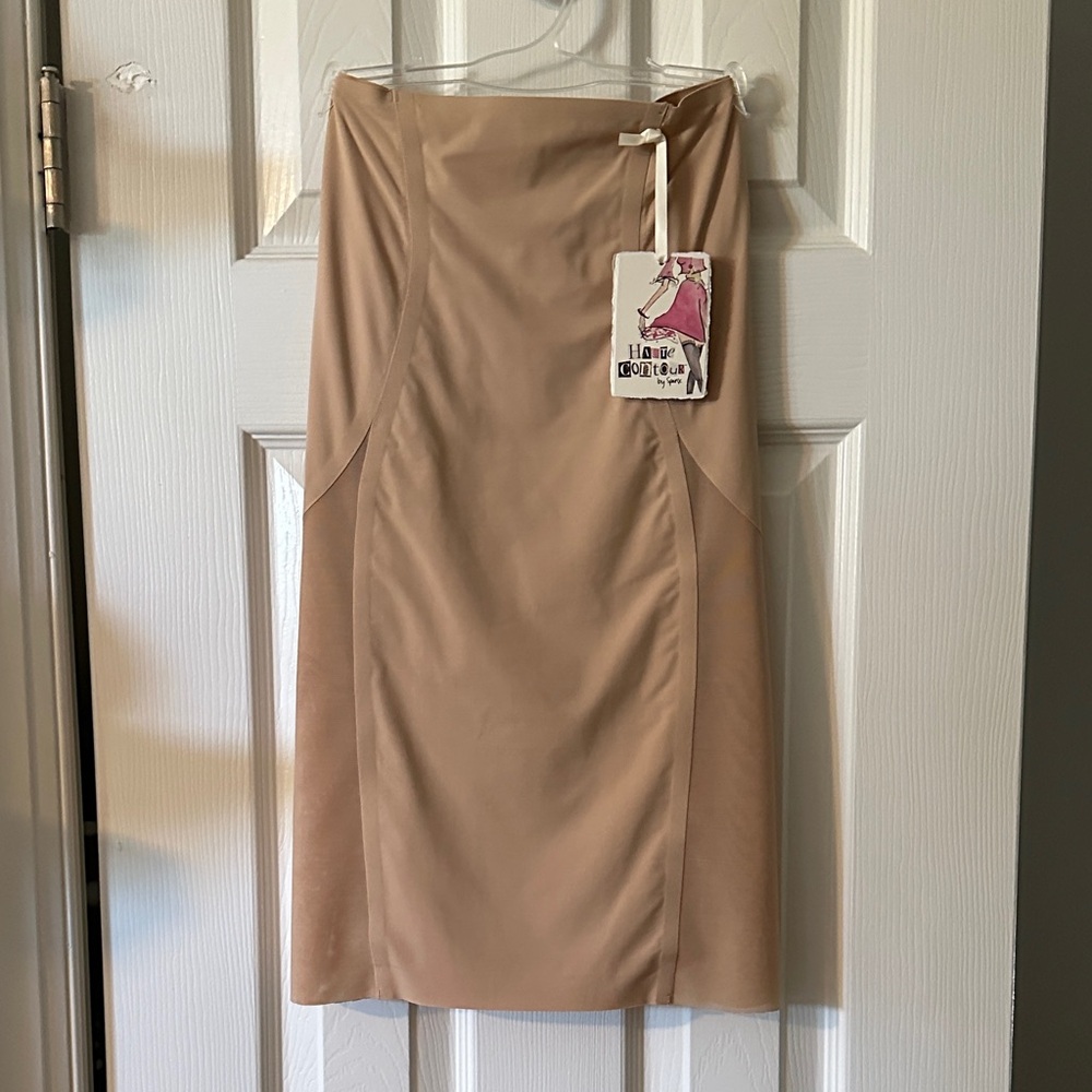SPANX Tan Haute Contour Skirt